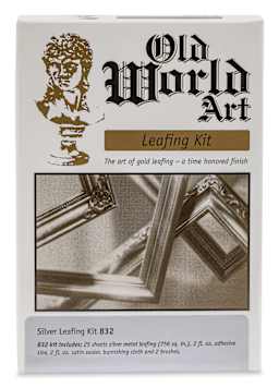 Old World Art Leafing Kit - Silver Leaf - top view of packaging