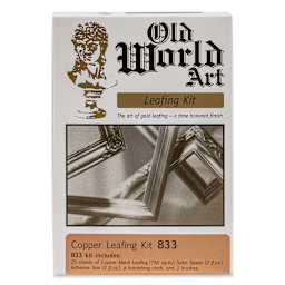 Old World Art Leafing Kit - Copper Leaf - top view of packaging