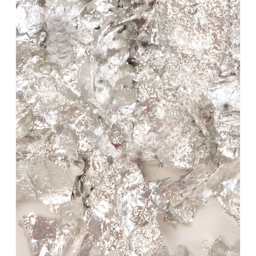 Mona Lisa Metal Leaf Flakes - Silver Metal Flake, 3g close up to show texture