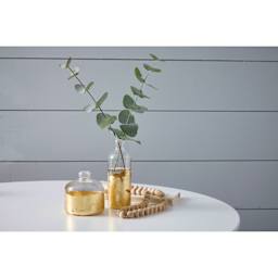 Mona Lisa Simple Leaf - 5.5" x 5.5", 18 Sheets, Gold adorning glass jars