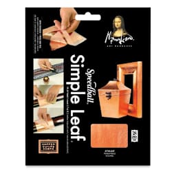 Mona Lisa Simple Leaf - 5.5" x 5.5", 18 Sheets, Copper