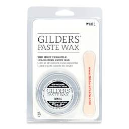 Gilders Paste Wax - 30 ml, White - front of packaging