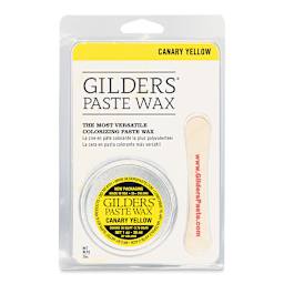 Gilders Paste Wax - 30 ml, Canary Yellow - front of packaging