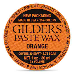 Gilders Paste Wax - 30 ml, Orange