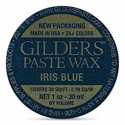 Gilders Paste Wax - 30 ml, Iris Blue