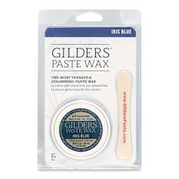 Gilders Paste Wax - 30 ml, Iris Blue - front of packaging