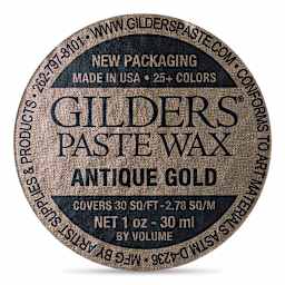Gilders Paste Wax - 30 ml, Antique Gold