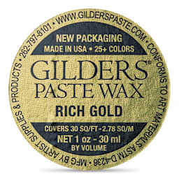 Gilders Paste Wax - 30 ml, Rich Gold