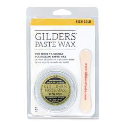 Gilders Paste Wax - 30 ml, Rich Gold - front of packaging