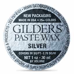 Gilders Paste Wax - 30 ml, Silver