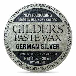 Gilders Paste Wax - 30 ml, German Silver