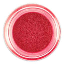 Jacquard Pearl-Ex Pigment - 0.5 oz, Magenta, Jar (Lid off, Top view)