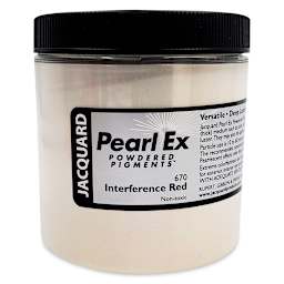 Jacquard Pearl-Ex Pigment - 4 oz, Interference Red, Jar