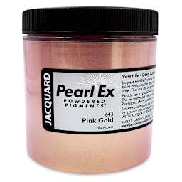 Jacquard Pearl-Ex Pigment - 4 oz, Pink Gold, Jar