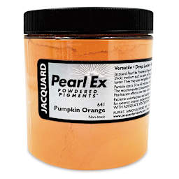 Jacquard Pearl-Ex Pigment - 4 oz, Pumpkin Orange, Jar