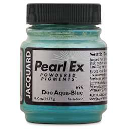 Jacquard Pearl-Ex Pigment - Duo Aqua-Blue, 0.5 oz, Jar