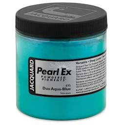 Jacquard Pearl-Ex Pigment - Duo Aqua-Blue, 4 oz, Jar