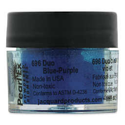 Jacquard Pearl-Ex Pigment - Duo Blue-Purple, 0.1 oz, Jar