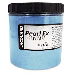 Jacquard Pearl-Ex Pigment - 4 oz, Sky Blue, Jar