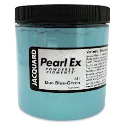 Jacquard Pearl-Ex Pigment - 4 oz, Duo Blue-Green, Jar