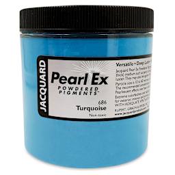 Jacquard Pearl-Ex Pigment - 4 oz, Turquoise, Jar
