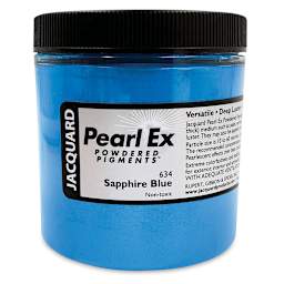 Jacquard Pearl-Ex Pigment - 4 oz, Sapphire Blue, Jar
