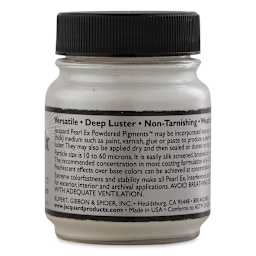 Jacquard Pearl-Ex Pigment - 0.50 oz, Interference Green - back