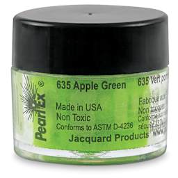 Jacquard Pearl-Ex Pigment - 0.1 oz, Apple Green