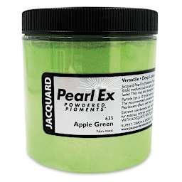 Jacquard Pearl-Ex Pigment - 4 oz, Apple Green, Jar