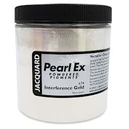 Jacquard Pearl-Ex Pigment - 4 oz, Interference Gold, Jar