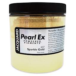 Jacquard Pearl-Ex Pigment - 4 oz, Sparkle Gold, Jar