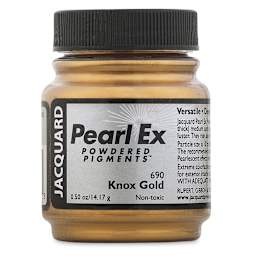 Jacquard Pearl-Ex Pigment - Knox Gold, .5 oz, Jar