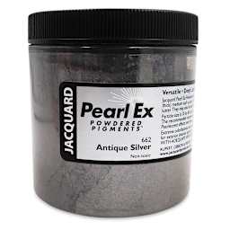 Jacquard Pearl-Ex Pigment - 4 oz, Antique Silver, Jar
