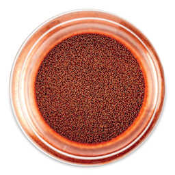 Jacquard Pearl-Ex Pigment - 0.75 oz, Super Copper, Jar (Lid off, Top view)