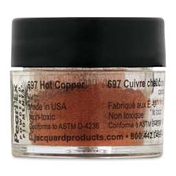 Jacquard Pearl-Ex Pigment - Hot Copper, 0.1 oz, Jar