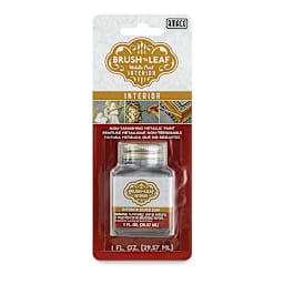 Amaco Brush 'N Leaf Liquid Metallic - Front view of Silver Leaf Package