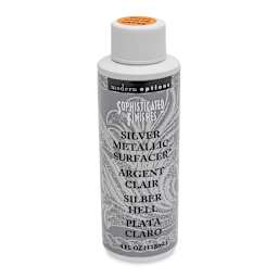 Metallic Surfacer Solution - 4 oz, Silver Gray - front