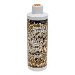 Metallic Surfacer Solution - 8 oz, Gold - front