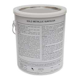 Metallic Surfacer Solution - 128 oz, Gold - back
