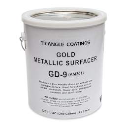 Metallic Surfacer Solution - 128 oz, Gold - front