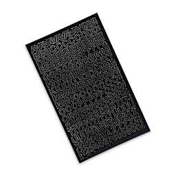 Chartpak Vinyl Letters – 1/2" Capital Letters, Black