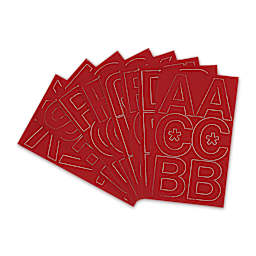 Chartpak Vinyl Letters – 3” Capital Letters, Red