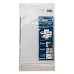 Chartpak Vinyl Numbers - 3" Numbers, White - front of packaging