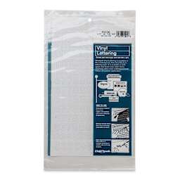 Chartpak Vinyl Numbers - 1/2" Numbers, White - front of packaging