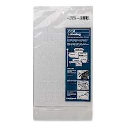 Chartpak Vinyl Numbers - 3/4" Numbers, White - front of packaging