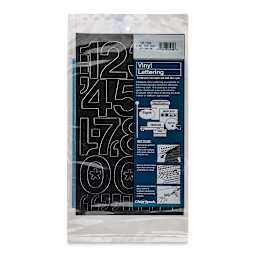 Chartpak Vinyl Numbers - 2" Numbers, Black - front of packaging