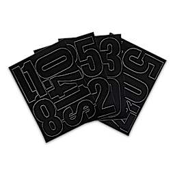 Chartpak Vinyl Numbers - 6" Numbers, Black