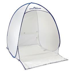 HomeRight Spray Shelters - Left angle view of Medium Spray Shelter assembled