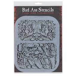 Airbrush Face and Body Stencils - Front view of package of Endangered stencil