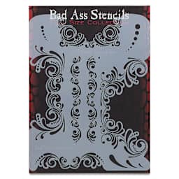 Airbrush Face and Body Stencils - Front view of package of Fancy Pants stencil